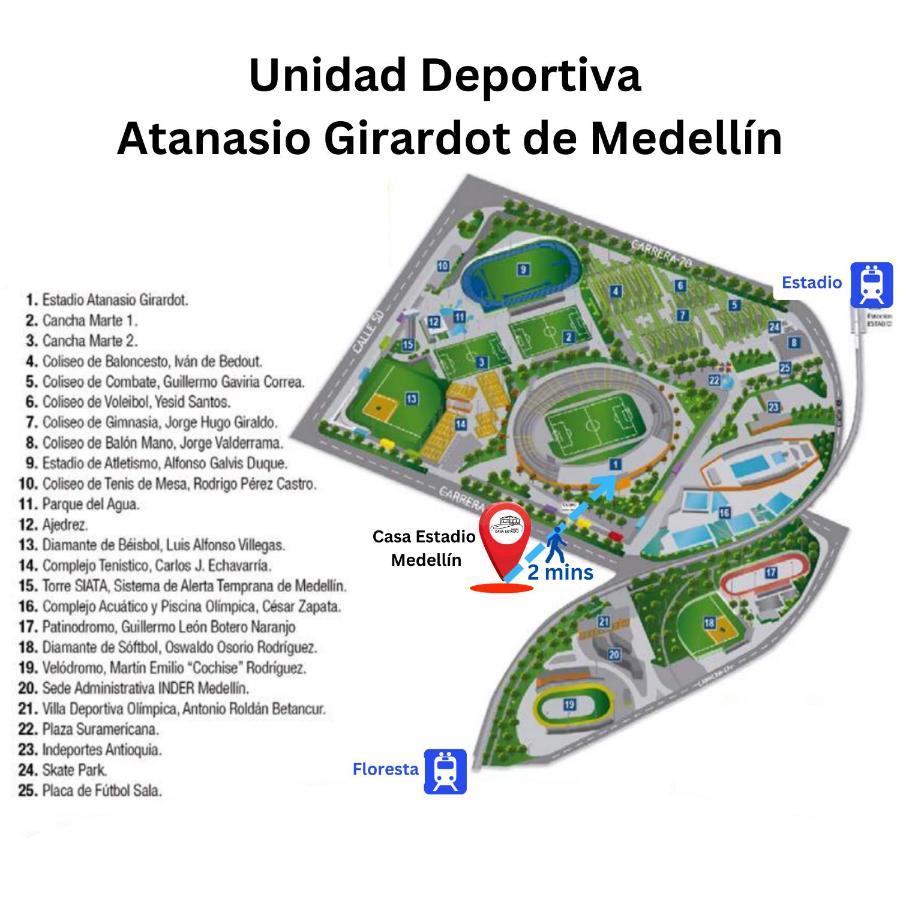Casa Estadio Medellin ! Apartamentos Renovados En Excelente Ubicacion Laureles Estadio Eksteriør bilde