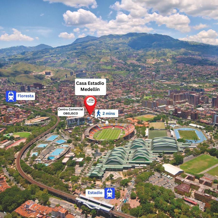 Casa Estadio Medellin ! Apartamentos Renovados En Excelente Ubicacion Laureles Estadio Eksteriør bilde
